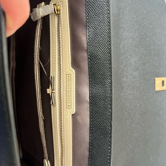 Henri Bendel Black Satchel with Gold Hardware - Picture 5 of 5
